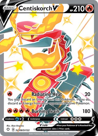 Centiskorch V SV108/SV122 - Shining Fates