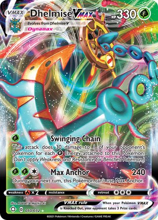 Dhelmise VMAX 010/072 - Shining Fates