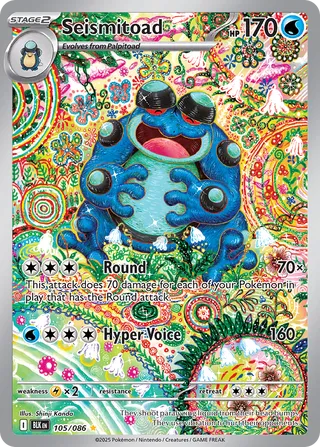 Seismitoad 105/086 - Black Bolt