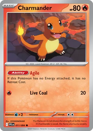 Charmander 011/094 - Phantasmal Flames