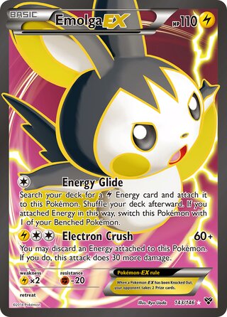 Emolga-EX 143/146 - XY Base
