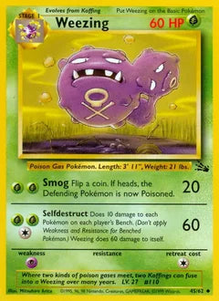 Weezing 45/62 - Fossil