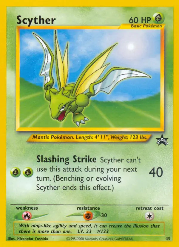 Scyther 45 - WOTC Promo