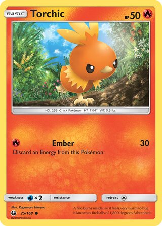 Torchic 25/168 - Celestial Storm