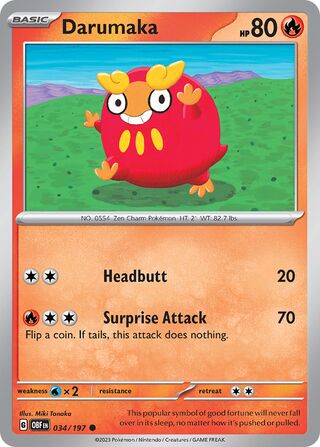 Darumaka 034/197 - Obsidian Flames
