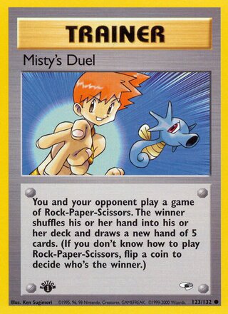 Misty's Duel 123/132 - Gym Heroes