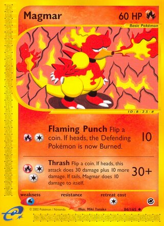 Magmar 86/165 - Expedition Base Set