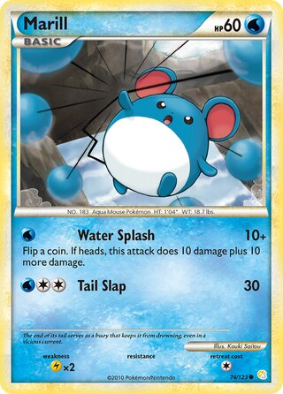 Marill 74/123 - HeartGold & SoulSilver