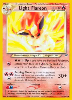Light Flareon 46/105 - Neo Destiny