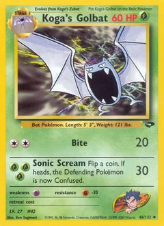 Koga's Golbat 46/132 - Gym Challenge