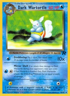 Dark Wartortle 46/82 - Team Rocket
