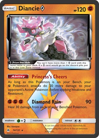 Diancie ◇ 74/131 - Forbidden Light