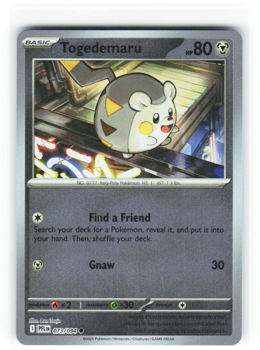 Togedemaru 073/094 - Phantasmal Flames - NM (ID: 53134931586945) - front