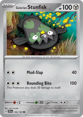 Galarian Stunfisk 106/159 - Journey Together