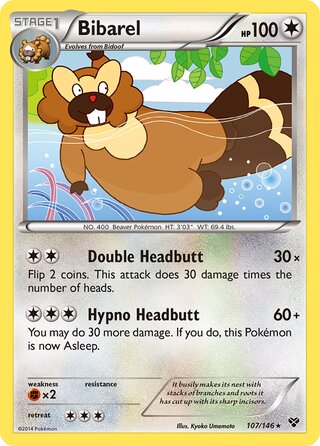 Bibarel 107/146 - XY Base