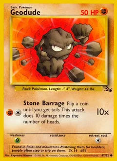 Geodude 47/62 - Fossil