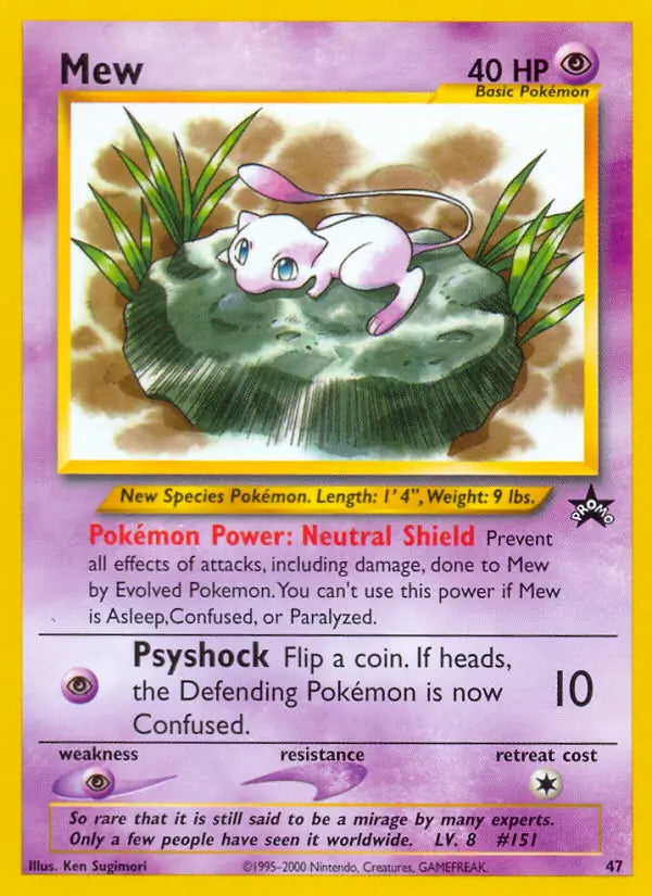 Mew 47 - WOTC Promo
