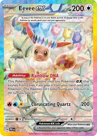 Eevee ex 167/131 - Prismatic Evolutions