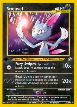 Sneasel 25/111 - Neo Genesis