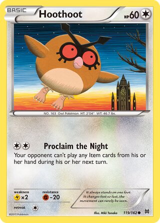 Hoothoot 119/162 - BREAKthrough