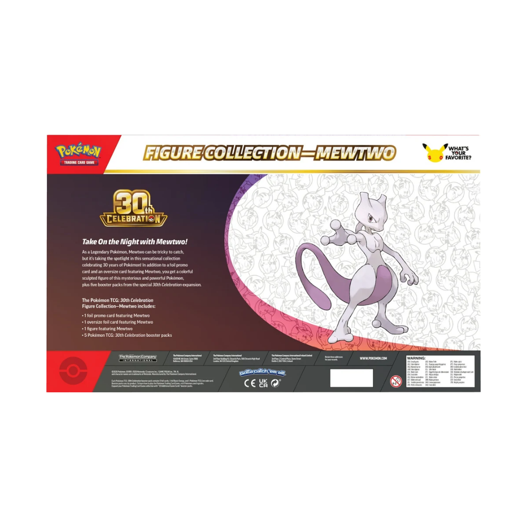 Pokemon 30th Celebration Mewtwo Figure Collection