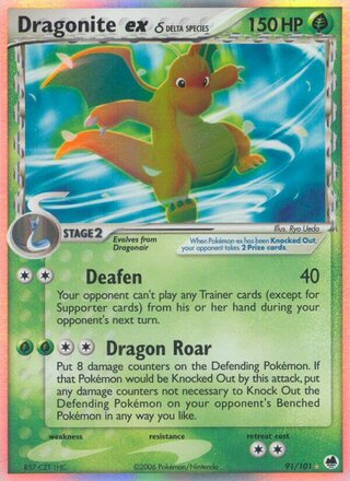 Dragonite ex 91/101 - Dragon Frontiers