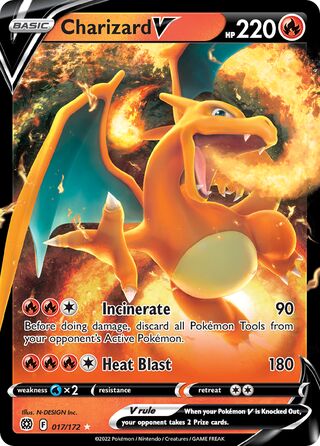 Charizard V 017/172 - Brilliant Stars