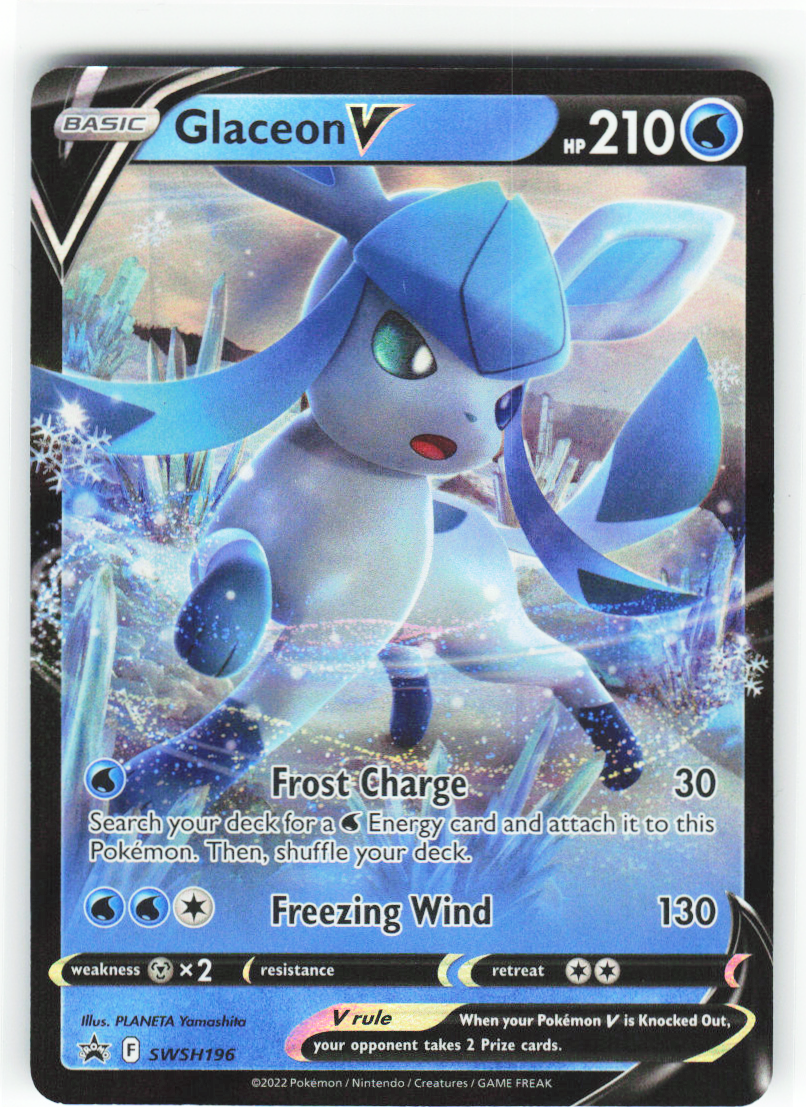 Glaceon V SWSH196 - Sword & Shield Promo