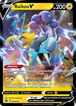 Raikou V 048/172 - Brilliant Stars