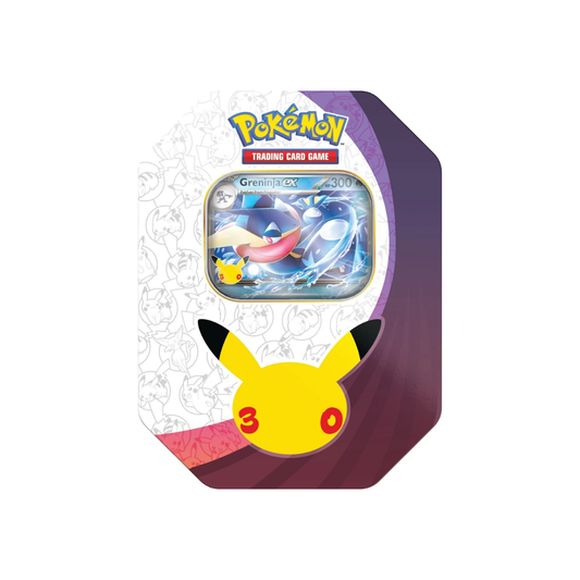 Pokemon 30th Celebration Greninja ex Tin