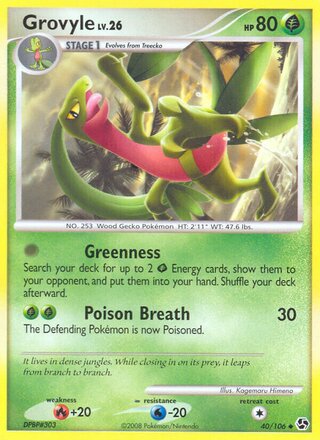 Grovyle 40/106 - Emerald