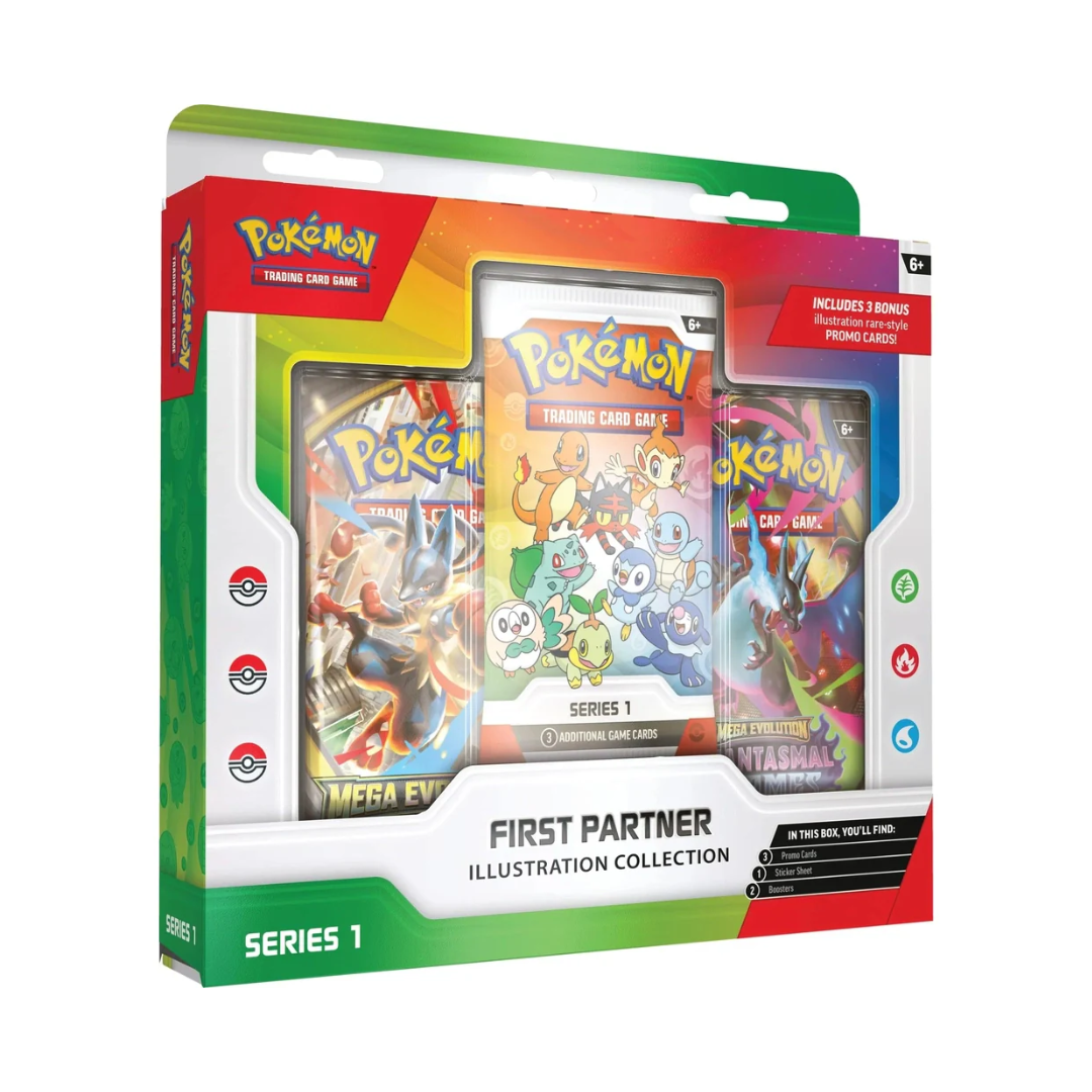 Pokemon First Partner Illustration Collection - Series 1