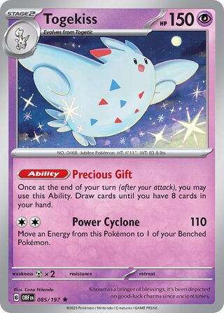 Togekiss 085/197 - Obsidian Flames