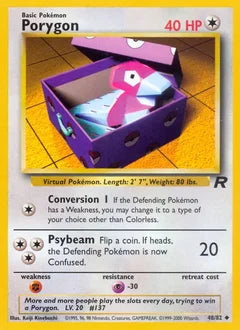 Porygon 48/82 - Team Rocket