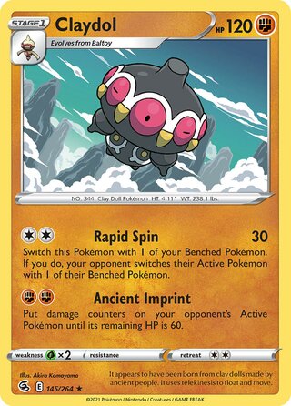 Claydol 145/264 - Fusion Strike
