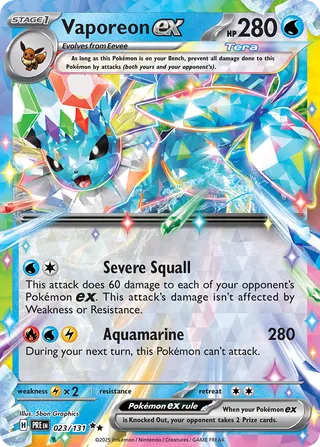 Vaporeon ex 023/131 - Prismatic Evolutions