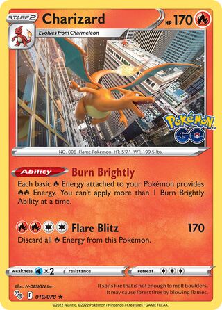 Charizard 010/078 - Pokémon GO