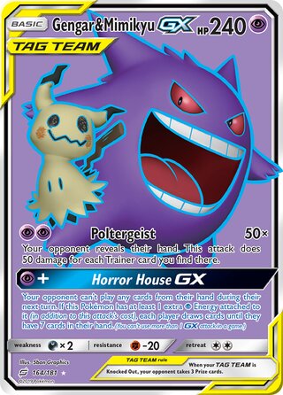 Gengar & Mimikyu-GX 164/181 - Team Up