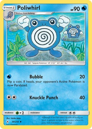 Poliwhirl 38/214 - Unbroken Bonds