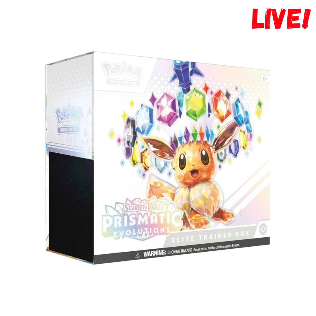 Pokemon Prismatic Evolutions Elite Trainer Box