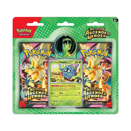 Pokemon Ascended Heroes 2-Pack Blister Erika