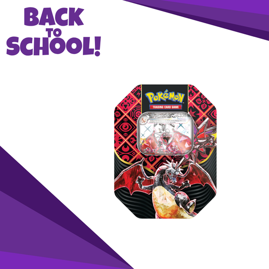Paldean Fates Tin Charizard