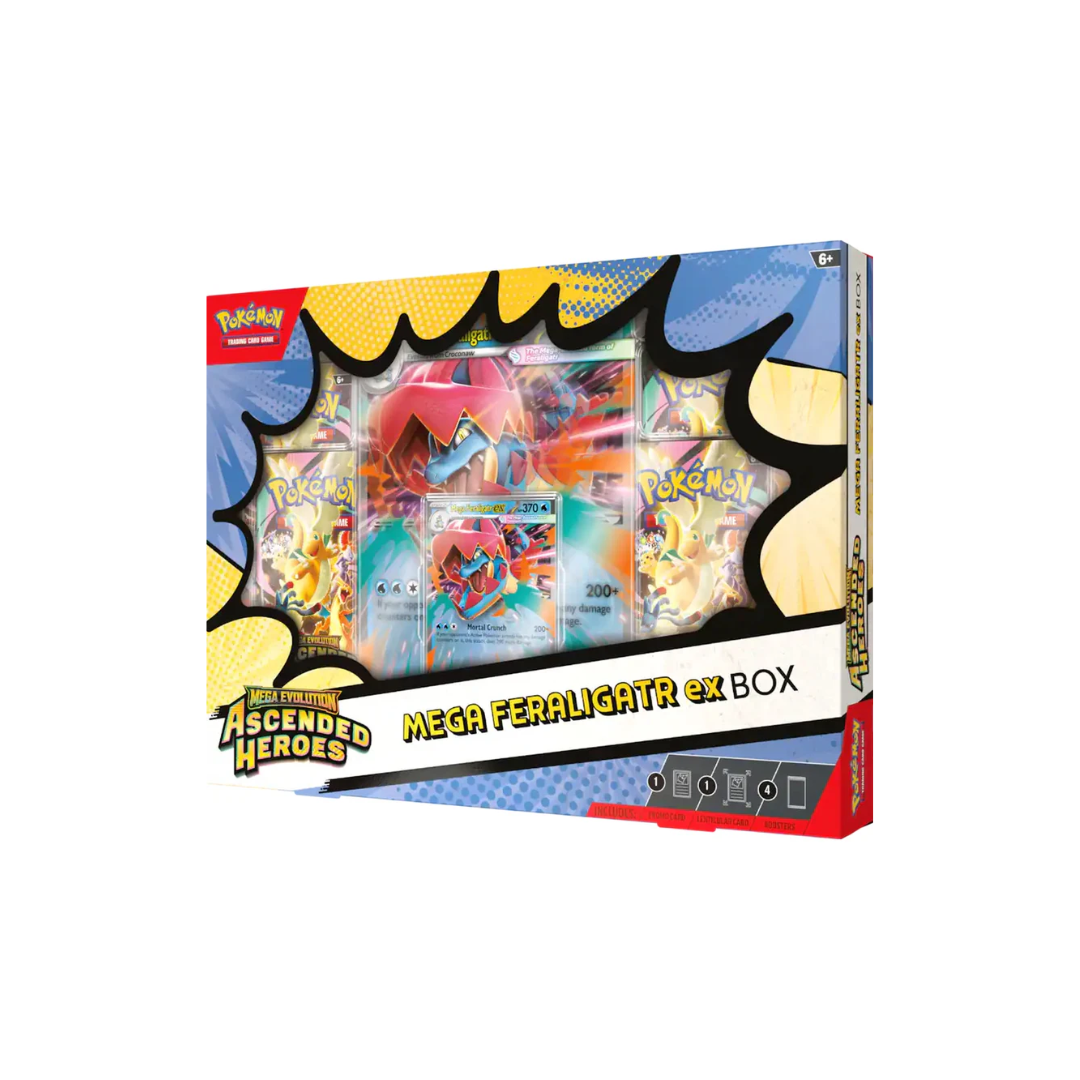 Pokemon Ascended Heroes Mega Feraligatr ex Box