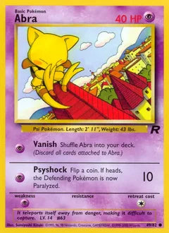 Abra 49/82 - Team Rocket