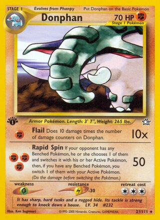 Donphan 21/111 - Neo Genesis