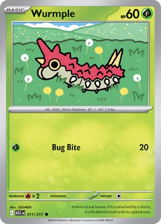 Wurmple 011/217 - Ascended Heroes