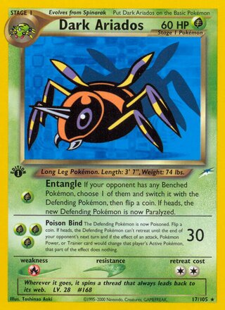 Dark Ariados 17/105 - Neo Destiny