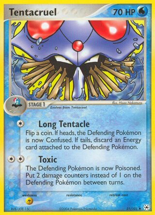 Tentacruel 51/101 - Hidden Legends