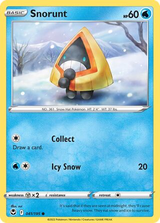 Snorunt 041/195 - Silver Tempest