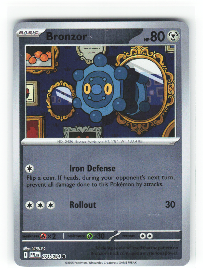 Bronzor 071/094 - Phantasmal Flames - NM (ID: 53134931448679) - front